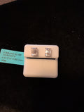4ctw (2ctw each) moissanite earrings. 925 sterling silver. Diamond tested!