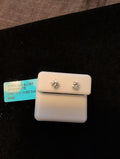 0.85ctw (0.42ctw each) moissanite earrings. 925 sterling silver. Diamond tested!