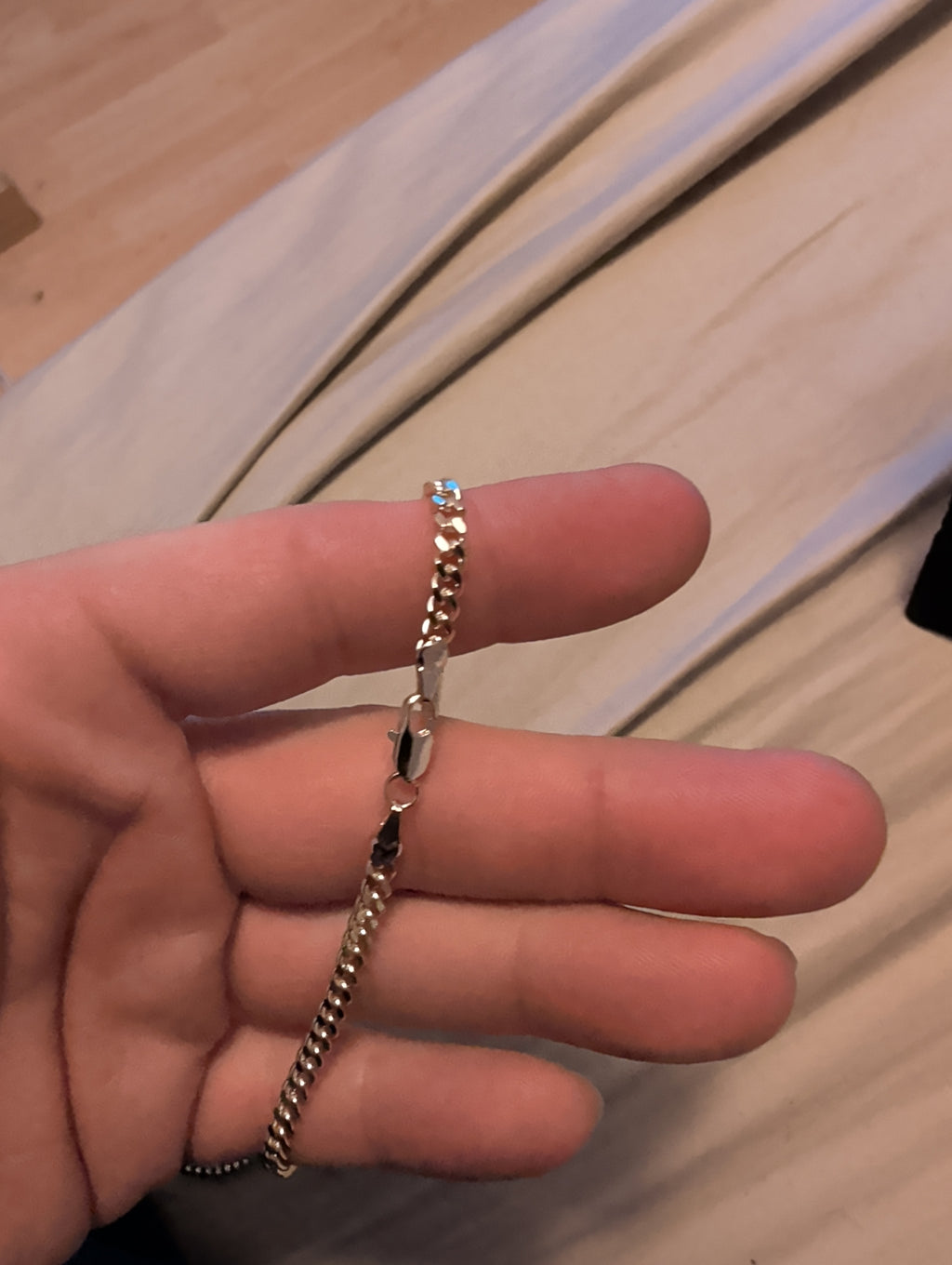 10k gold-filled over brass "24 necklace. Acid tested!