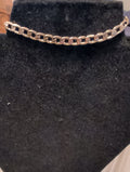 10k gold-filled over brass "7 bracelet. Acid tested!