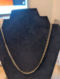 18k gold plated necklace. "18. Acid tested.