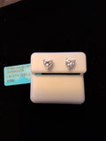 1.60ctw (0.80ctw each) moissanite earrings. 925 sterling silver. Diamond tested!