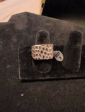 10k gold-filled over brass sz8 ring. Acid tested! Gold nugget pattern.